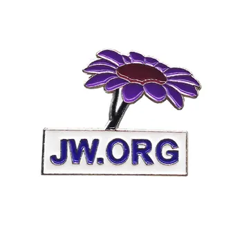 Мода Красивая JW.ORG Бог Свидетель Иеговы Мультяшная Брошь Оригинальность Значок На Лацкане Джинсовой куртки Рюкзак Булавка Детские Подарки