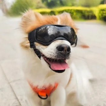 Защитные очки для собак, солнцезащитные очки для кошек, солнцезащитные очки с защитой от ультрафиолета, Классные очки для маленьких собак, аксессуары для щенков для верховой езды