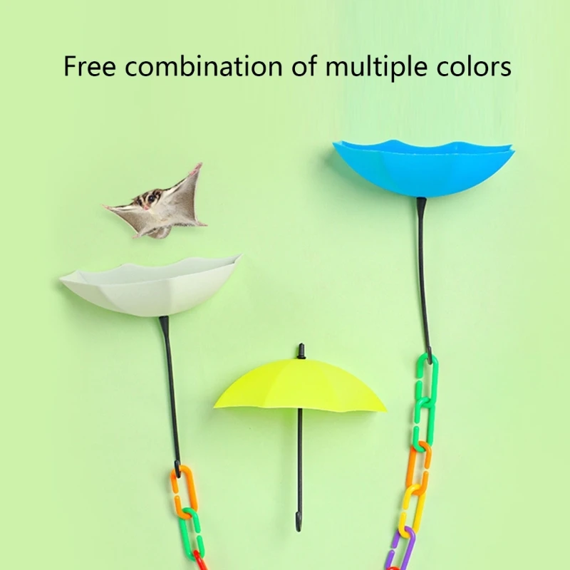 3 упаковки сахарного планера, платформа для прыжков, цепочка для лазания, самоклеящаяся обучающая игрушка, яркий цвет, форма зонтика для стены, прямая поставка 2