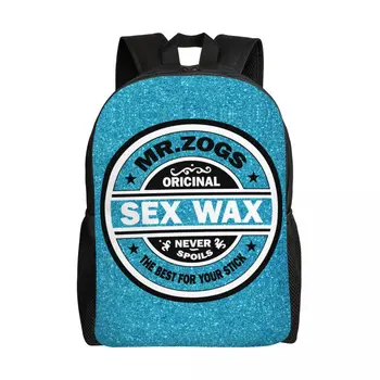 Персонализированный рюкзак Mr. Zogs Sex Wax для мужчин и женщин, модная сумка для книг для школы, колледжа, серфинга, подарочные пакеты для серфинга
