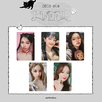 Kpop Idol 6 шт./компл. Lomo Card Альбом открыток Gidle Новая коллекция подарков для любителей фотопечати