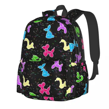 Рюкзак с воздушными шарами для мальчиков и девочек, мягкие рюкзаки с красочным принтом, полиэстеровые школьные сумки Kawaii, Велосипедный красочный рюкзак