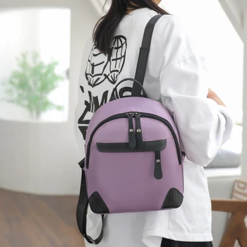 Высококачественный женский рюкзак 2023, базовый женский рюкзак, тренд, простой и модный женский рюкзак, прочный рюкзак на молнии
