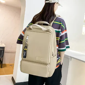 школьная сумка большой емкости, новый модный корейский нейлоновый рюкзак для девочек, компьютерный рюкзак для отдыха, уличный университетский рюкзак для книг