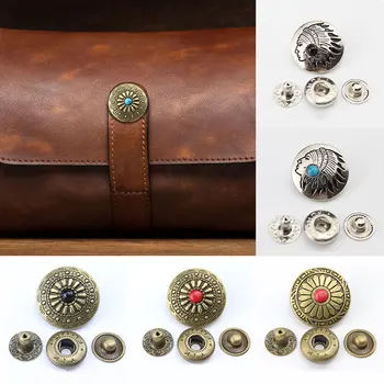 20-миллиметровые резные пуговицы в стиле ретро Ручной работы, аксессуар для шитья багажа и одежды своими руками, кнопка 