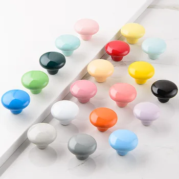 Разноцветные керамические ручки для выдвижных ящиков шкафа ручка шкафа