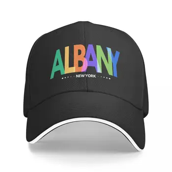 Бейсболка New Albany, Нью-Йорк, изготовленная на заказ, черная детская шляпа, мужская шляпа для косплея, женская кепка