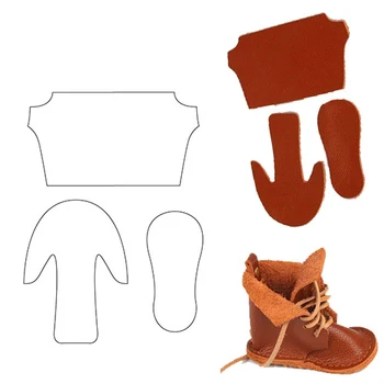 кожаный шаблон для изготовления бумажника, пресс-форма для высечки, кожаные дыроколы, набор инструментов deri el aletleri