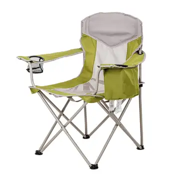 Складной стул с охладителем, листовой и темно-серый, зеленый и серый, для взрослых