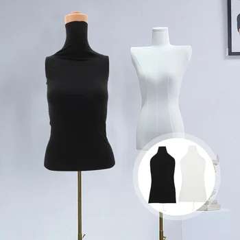 Аксессуары из 2 предметов, Накладка на черные платья, корпус штатива, Хлопковая опора для манекена, женская верхняя часть