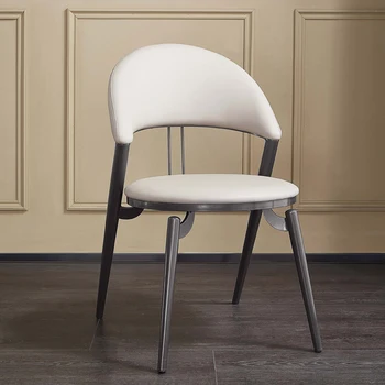 Современные красивые обеденные стулья Роскошные обеденные стулья с одинарным стираемым дизайном в скандинавском стиле Модная мебель для дома Sillas De Comedor