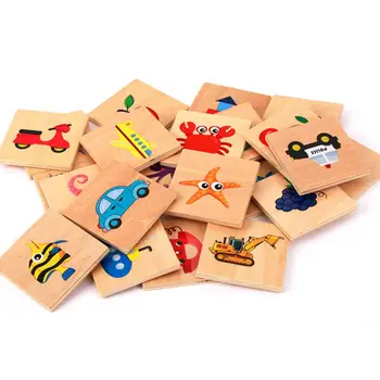 1 Комплект деревянной игры для тренировки мозга, познавательная карта-головоломка в форме забавной фигуры с карточками для сопряжения теней, парные игрушки для детей, поставка