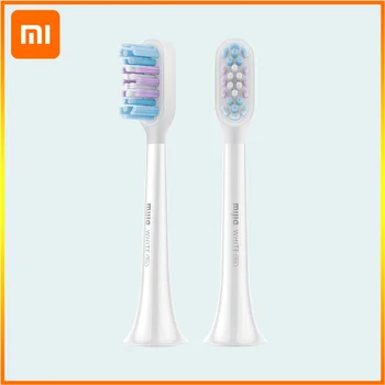 Xiaomi Mijia T501/T501C Электрическая Насадка Для Зубной щетки С Полным Эффектом Ярко-Белая Насадка Для Ухода За Зубами Sonicare Насадки Для Зубных щеток 2 шт.