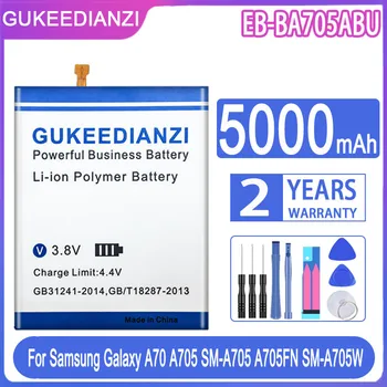 GUKEEDIANZI для Samsung Galaxy A70 A705 SM-A705 A705FN SM-A705W Аккумулятор для телефона EB-BA705ABU 5000 мАч Bateria Бесплатные Инструменты AKKU