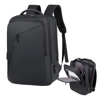 Мужской деловой рюкзак Большой емкости, USB-зарядка, многофункциональные рюкзаки для ноутбуков, водонепроницаемая дорожная сумка как для мужчин, так и для женщин