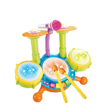Zl Детские игрушки Музыкальный барабан для дошкольного образования Детские Музыкальные игрушки Ручной барабан