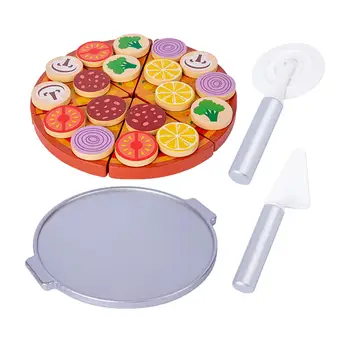 Игровая игрушка для нарезки еды для кухонного гарнитура, имитирующая еду для малышей для координации рук и глаз, Новогодняя мелкая моторика