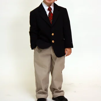 Бутик-Однобортный костюм Для мальчиков, Комплект из двух предметов, Новинка 2023 года, Высококачественная Модная Джентльменская Красивая Детская одежда