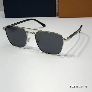 Солнцезащитные очки Pilot, мужские солнцезащитные очки от ведущего бренда, дизайнерские солнцезащитные очки 56 мм, модные черные солнцезащитные очки для вождения Z1946
