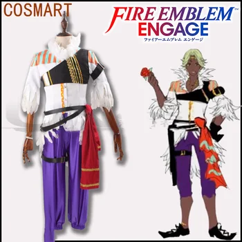 COSMART Game Fire Косплей Эмблема Engage Fogato Косплей костюм На Хэллоуин Униформа Для мужчин Карнавальные наряды для вечеринок