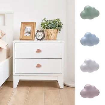 Новая мультяшная детская комната Cloud Керамические ручки для шкафов Ручки для шкафов Мебель Выдвижной ящик для комода Дверцы шкафа Тянутся