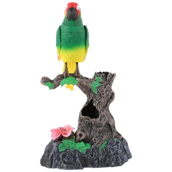 Игрушка с голосовым управлением Parrot, электрические развивающие игрушки для детей, записывающая говорящую птицу, Очаровательные индукционные украшения