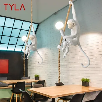 Подвесные светильники TYLA в современной креативной новой форме обезьяны, декоративные для домашней столовой.