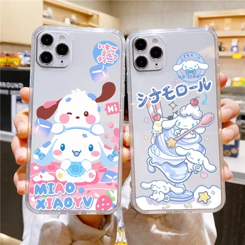 Melody Cute Anime Girl Для Apple iPhone 14 13 12 11 Mini XS XR X Pro MAX 8 7 6 Plus SE 2020 Прозрачный чехол для телефона