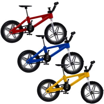 3 Шт Игрушка-велосипед для пальцев, Тренажеры, украшения, Велосипеды, мини-игрушка, спортивные игрушки из сплава, детское тренажерное устройство