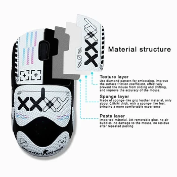Клейкая лента для захвата мыши своими руками, наклейка ручной работы, Нескользящая наклейка для впитывания пота для G Pro X Superlight, аксессуары для беспроводной игровой мыши
