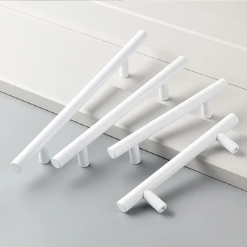 белый американский простой кухонный ящик Длиной 500 мм, ручки для кухонных ящиков, ручки для дверных ящиков шкафа для мебели