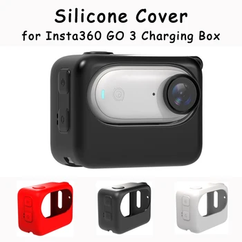 Зарядный ящик Мягкий силиконовый чехол для камеры Insta360 GO 3 с большим пальцем, противоскользящий защитный чехол, защищенный от царапин и пыли, аксессуары GO3
