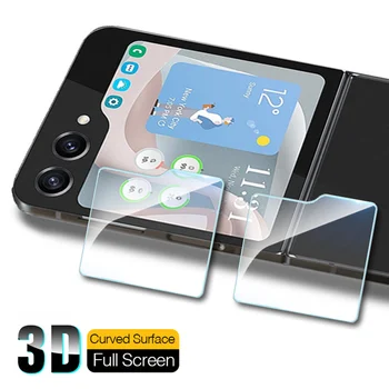 2шт Заднее Защитное Стекло Для Samsung Galaxy Z Flip5 5G Протектор Экрана Samsun Galax ZFlip 5 Flip 5 ZFlip5 Пленка Из Закаленного Стекла