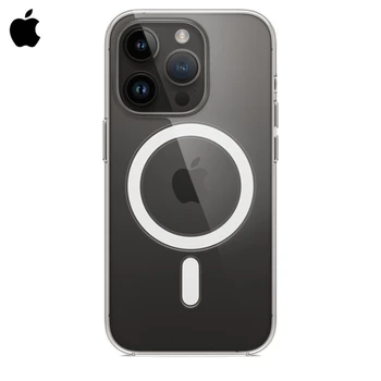 Прозрачный чехол Apple с поддержкой Magsafe для iPhone 14 Pro Max, поддерживающий беспроводную зарядку, прозрачный чехол для чехлов iPhone 14 Plus