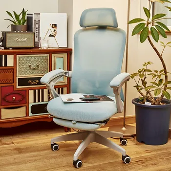 Современный удлинитель для офисного кресла с губкой, Эргономичные вращающиеся офисные стулья, Откидывающийся туалетный столик Cadeira De Gamer Furniture Decor