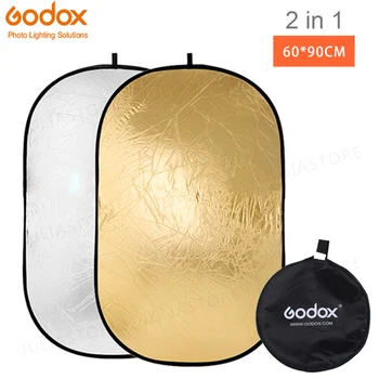 GODOX 2в1 60x90 см Портативный складной световой овальный фотографический отражатель для студии 60x90 см