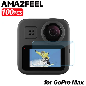 100 Шт. Защитная пленка для камеры GoPro Max 360, аксессуары для камеры, защитная пленка из закаленного стекла для GoPro Max