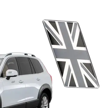 Наклейка на автомобиль с американским флагом 3D США, Великобритания, наклейка на транспортные средства, Металлическая наклейка с флагом США, наклейка на ноутбук, окно грузовика, бампер, УФ-Излучение