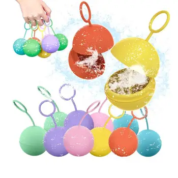 Мягкие силиконовые шарики с водой, самоуплотняющиеся, быстро заполняющиеся, летние игры для детей на улице, подарок для летней веселой вечеринки