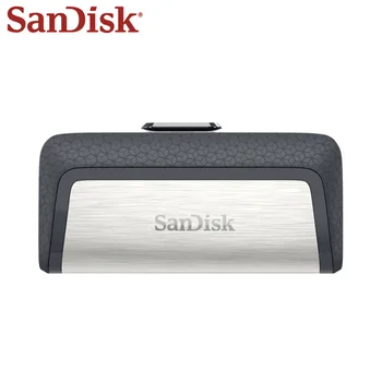 100% Оригинальный USB-накопитель Sandisk DDC2 32 ГБ 64 ГБ 128 ГБ Type-C USB 3.1 Высокоскоростной OTG Флешка USB-Накопитель Memory Stick