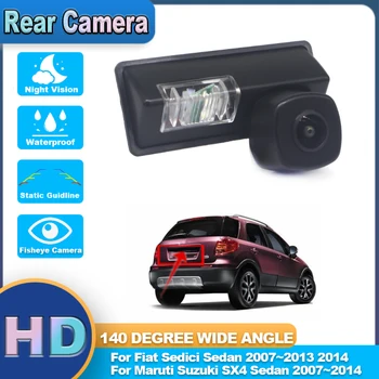 140 ° HD CCD Камера заднего Вида Автомобиля Для Fiat Sedici Седан 2007 ~ 2014 Для Maruti Suzuki SX4 Седан 2007 ~ 2014 Ночное Видение Заднего Вида HD