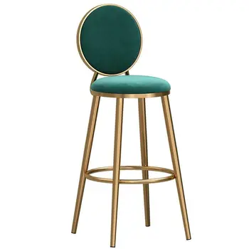 Стильный офисный стул Современный дизайн Современная спинка для гостиной Обеденный стул Высокий Сад Роскошный Металлический гостиничный стул Sillas De Espera