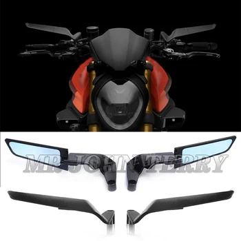 Зеркала заднего Вида Мотоцикла HD Vision Боковое Зеркало Для Ducati XDIAVEL X Diavel 1262 S/Темный 2021-2023 DIAVEL 1260 S 2019-2020