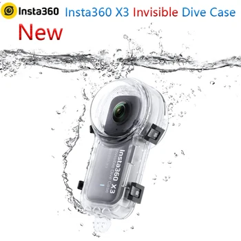 Insta360 X3 Invisible Dive Case 50 м Водонепроницаемый 2023 Новые Аксессуары для Insta 360 X 3