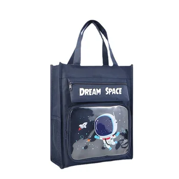 Школьная сумка-тоут для учащихся, детская художественная сумка, сумка для документов, розовая холщовая сумка для занятий, школьные сумки для девочек, сумки для уроков.