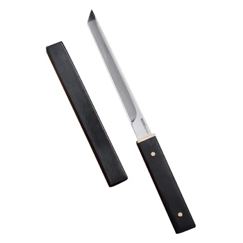 Нож из черного дерева из 1 шт. очень подходит для кемпинга на открытом воздухе, использования на кухне и показа коллекционных подарков