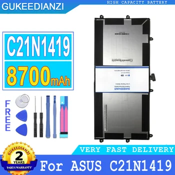 Аккумулятор GUKEEDIANZI емкостью 8700 мАч для ноутбука ASUS C21N1419 большой мощности Bateria