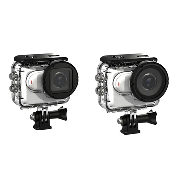Для спортивной камеры Shadowstone Insta360 Go 3 Thumb Чехол для дайвинга, многофункциональный портативный 40-метровый водонепроницаемый чехол, прочный высококачественный