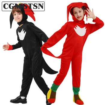 CGMGTSN Детская аниме-одежда для косплея, потрясающий персонаж Ежик, более быстрый Фокусник, детские костюмы на Хэллоуин