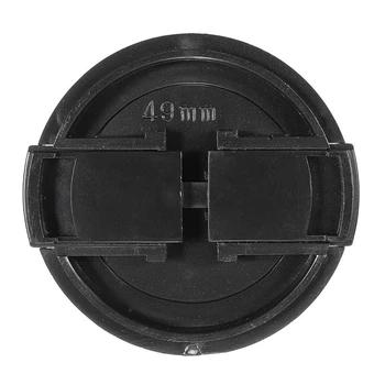 Универсальная 30шт Передняя крышка объектива с защелкой по центру 49 мм для цифровой зеркальной камеры Canon Nikon
